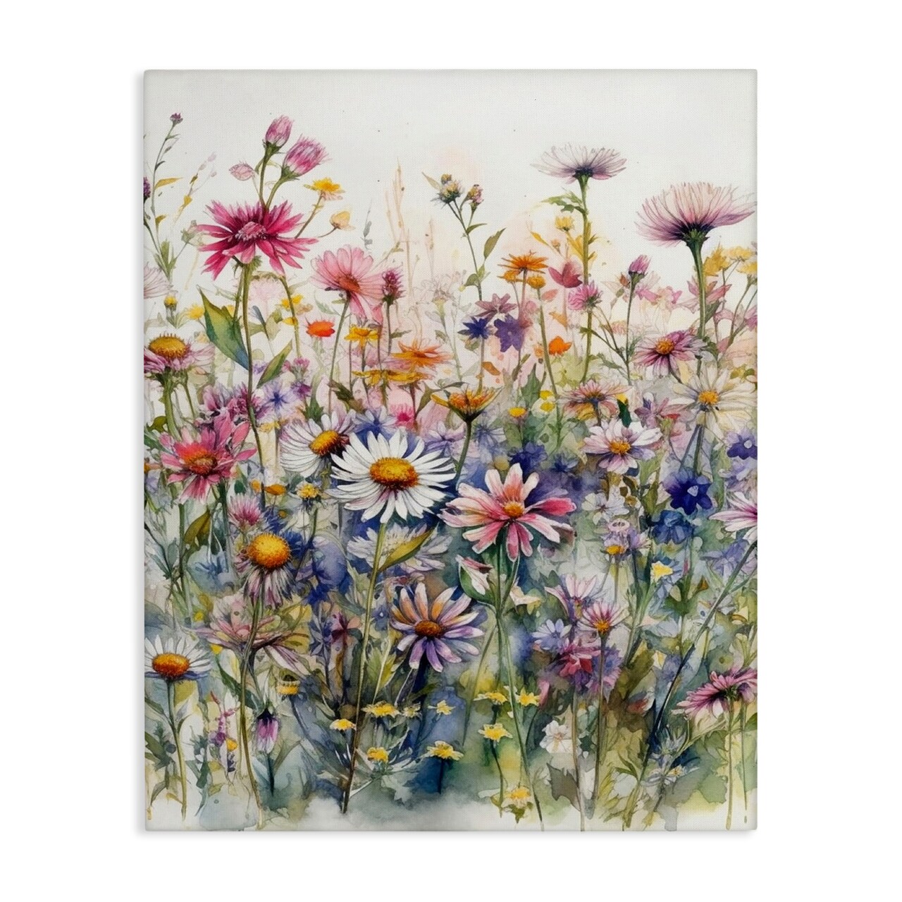 Stupell Industries Assorted Wild Flowers Canvas Wall Art Design by Ryley Gray